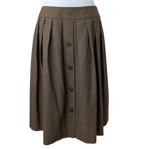 brooks brothers vitale barberis canonico 100% wool skirt vintage size 8